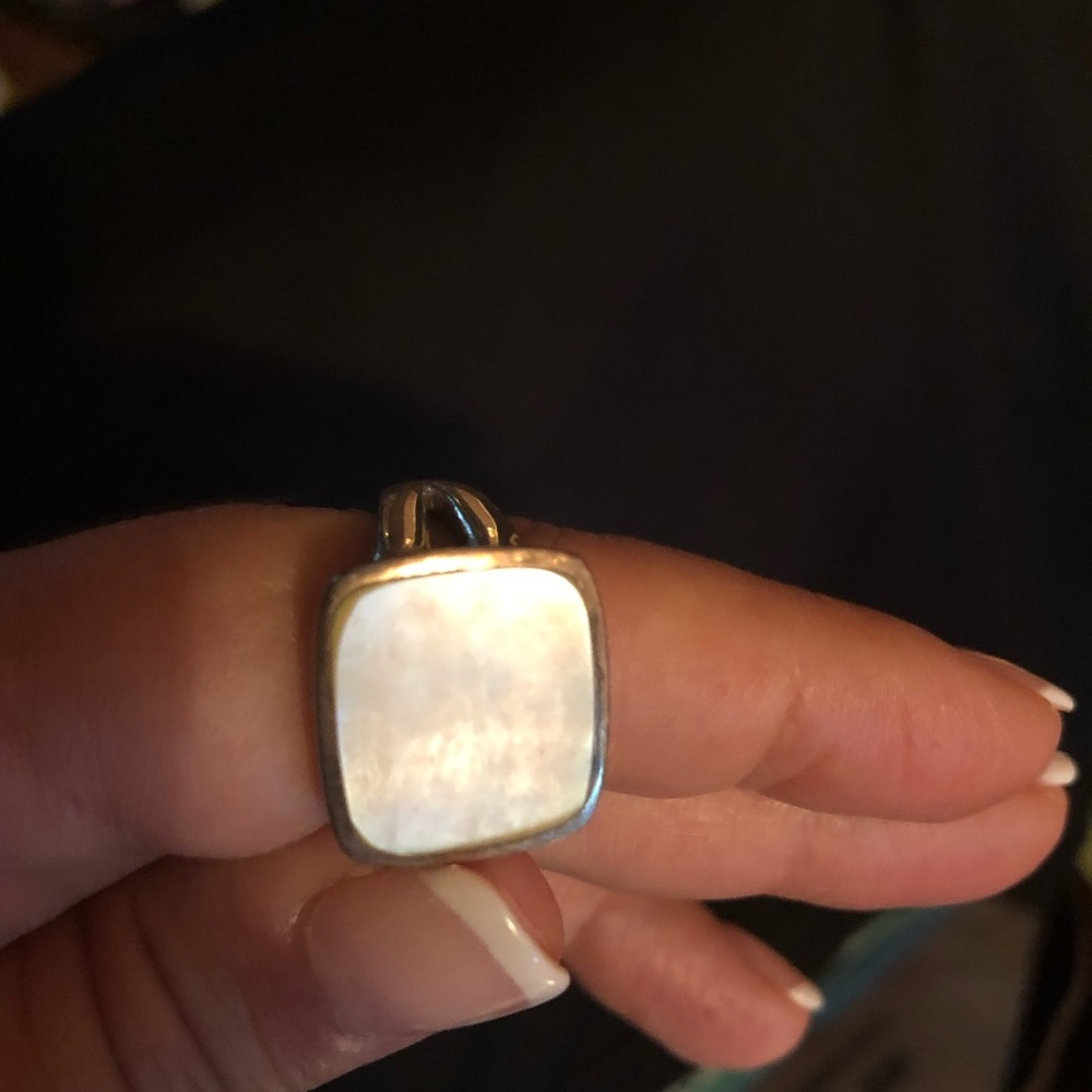 Moonstone Ss Ring - image 8